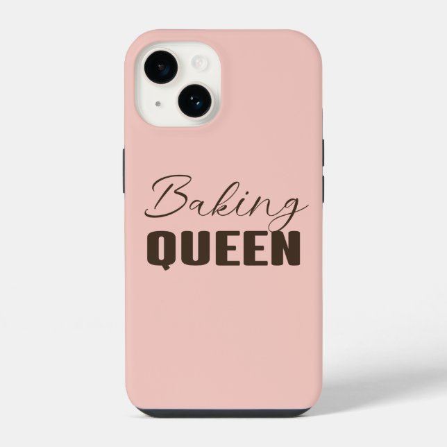 Baking queen - baking lover iphone case (Back)