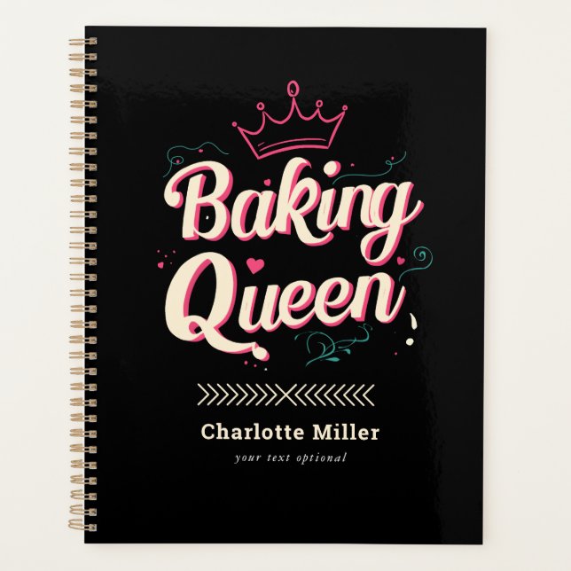 Baking Queen – Custom  Planner (Front)