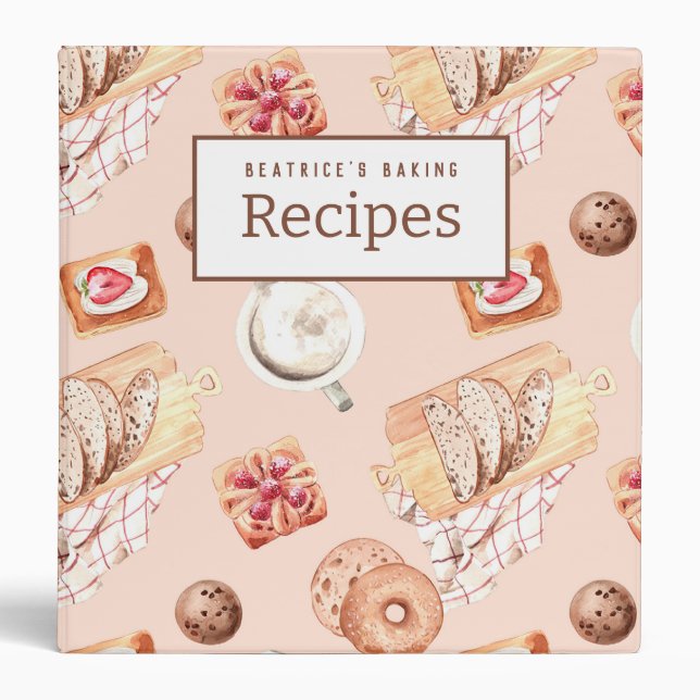 Baking Recipe Binder (Front)