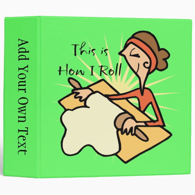 Baking Recipes Binder (Front/Spine)