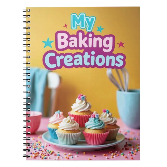 Baking Recipes for Kids Notebook (Front)