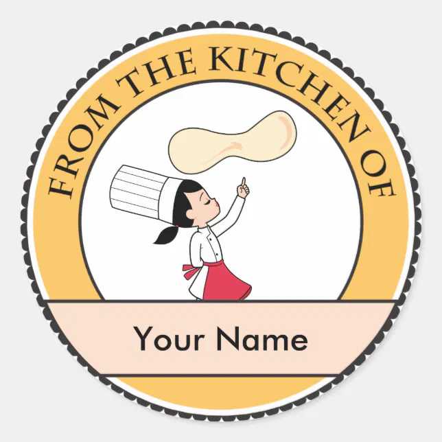 Baking Sale Sticker Label Kitchen Art | Zazzle