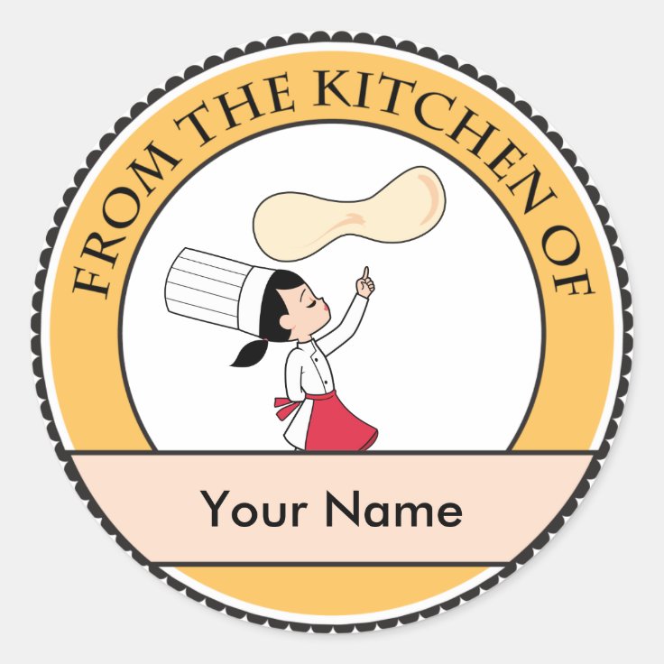 Baking Sale Sticker Label Kitchen Art | Zazzle