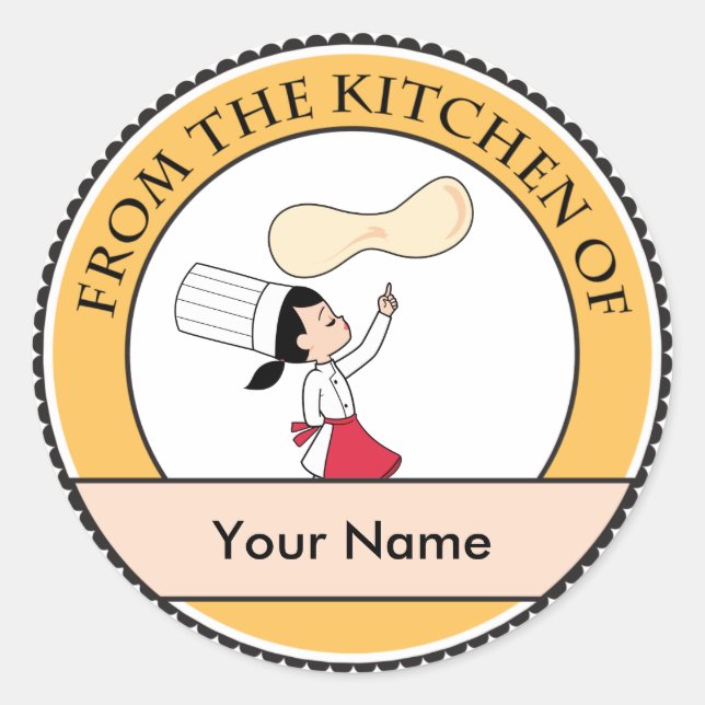 Baking Sale Sticker Label Kitchen Art (Front)