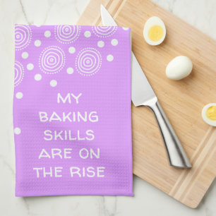 Baking Skills on the Rise Funny Kitchen Towel