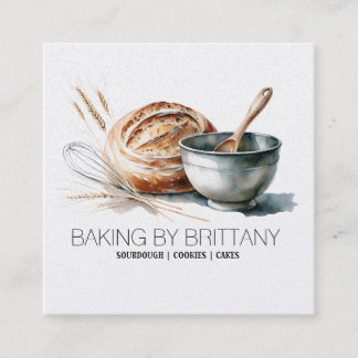 Baking Sourdough Chef Business Card