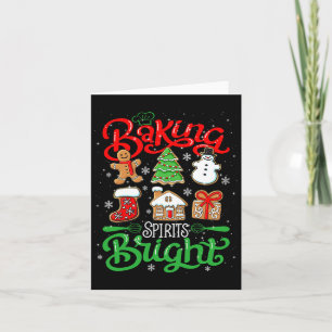 Baking Spirit Bright Donut Christmas Tree Xmas Coo Card