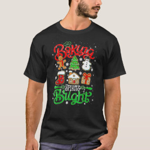 Baking Spirit Bright Donut Christmas Tree Xmas Coo T-Shirt