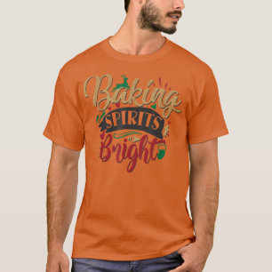 Baking Spirit Bright Donut Christmas Tree Xmas Coo T-Shirt