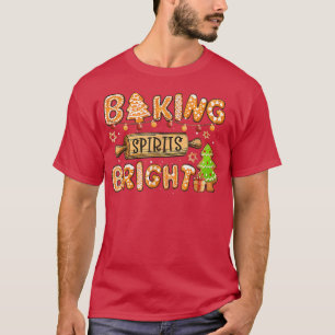 Baking Spirit Bright Donut Christmas Tree Xmas Coo T-Shirt