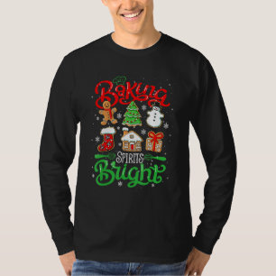 Baking Spirit Bright Donut Christmas Tree Xmas Coo T-Shirt