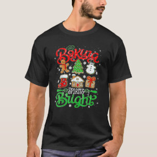 Baking Spirit Bright Donut Christmas Tree Xmas Coo T-Shirt