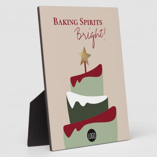 Baking spirits bright Bakery humor Christmas Plaque