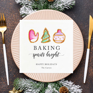 Baking Spirits Bright Baking Party Simple Napkins