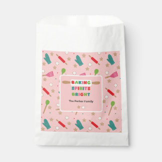 Baking Spirits Bright Christmas Favor Bag