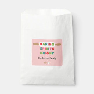 Baking Spirits Bright Christmas Favor Bag