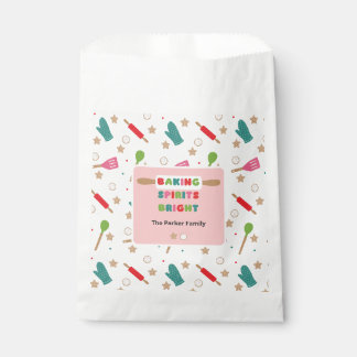 Baking Spirits Bright Christmas Favor Bag