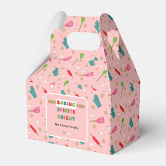 Baking Spirits Bright Christmas Favor Box