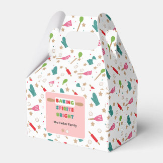 Baking Spirits Bright Christmas Favor Box