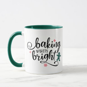 Baking Spirits Bright Christmas Holiday Fun Mug