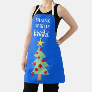 Baking Spirits Bright Christmas Tree Apron