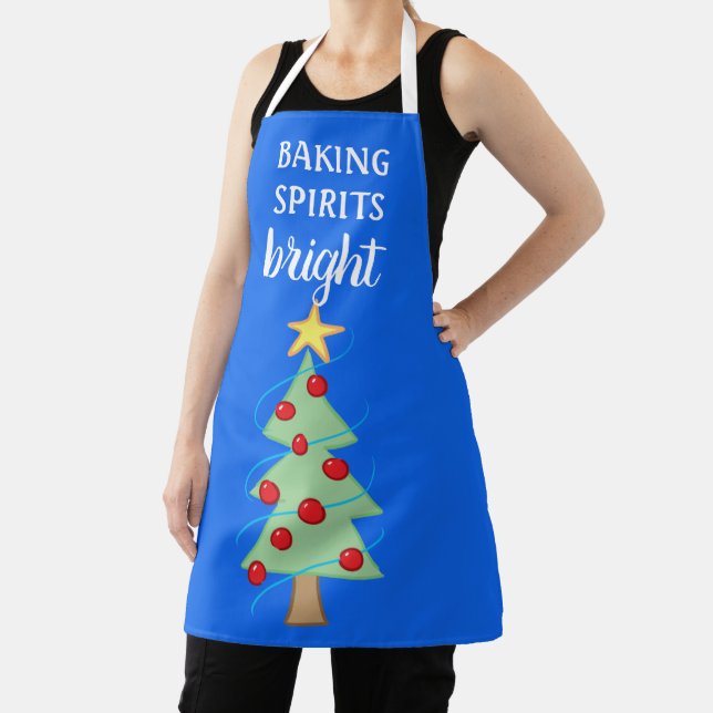 Baking Spirits Bright Christmas Tree Apron (Insitu)