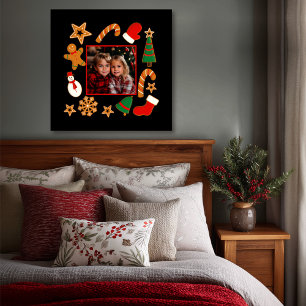 Baking Spirits Bright Cookie Custom Photo Canvas Print