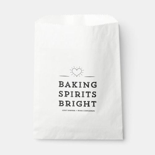 Baking Spirits Bright Cookie Exchange Christmas Favor Bag