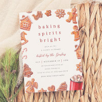 Baking Spirits Bright Cookie Exchange Christmas