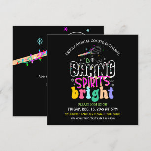 Baking Spirits Bright Cookie Exchange Flat Card