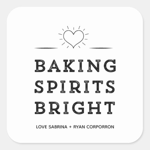 Baking Spirits Bright Cookie Exchange Stickers