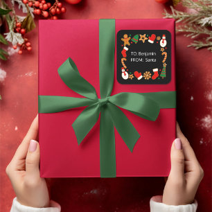 Baking Spirits Bright Custom Christmas Gift Tag