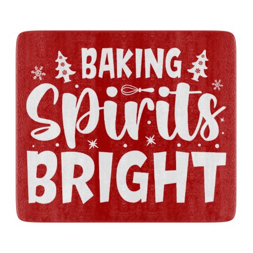 Baking spirits bright cutting board