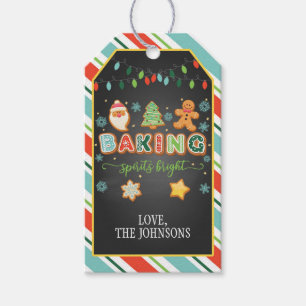 Baking Spirits Bright Favor Tag - Blk