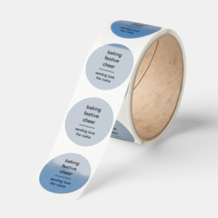 Baking Spirits Bright Holiday Sticker Roll Design