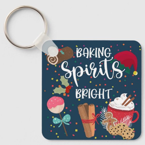 baking spirits bright homemade hamper note card keychain