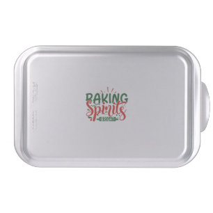 Baking Spirits Bright - Merry Christmas Cake Pan