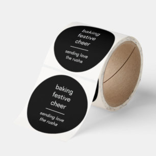 Baking Spirits Bright Minimal Holiday Sticker 