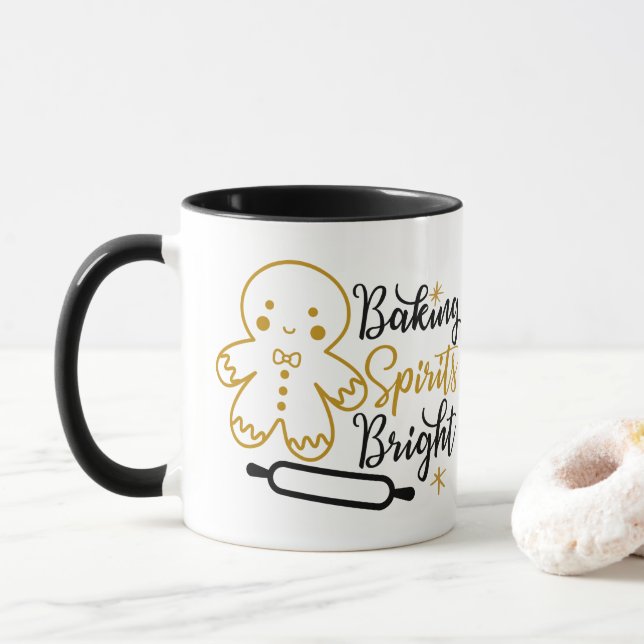 Baking Spirits Bright Mug (With Donut)
