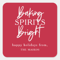 Baking Spirits Bright Red Holiday