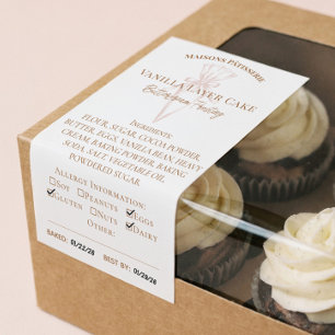 Baking Spoon Bakery Ingredients Allergy Food Label