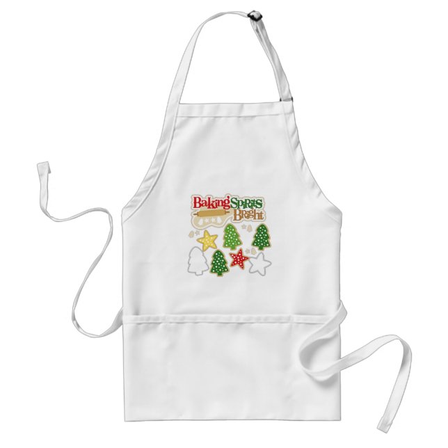 Baking Sprits Bright Adult Apron (Front)