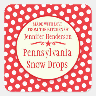 Baking stickers for cookie exchange or sale