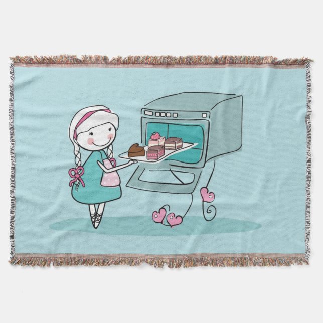 Baking Throw Blanket (Front)