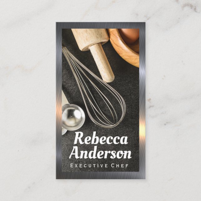 Baking Tools | Chef Business Card (Front)