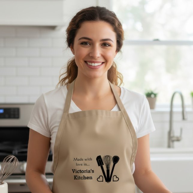 Baking Tools Personalized Name Adult Apron (Creator Uploaded)
