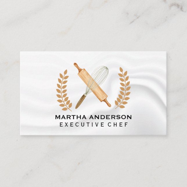 Baking Tools | Restaurant  Business Card (Front)