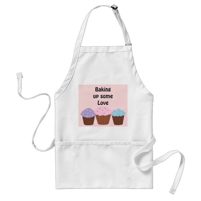Baking up some Love Adult Apron (Front)