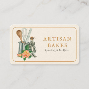 Baking Utensils Baker Bakery Business Card