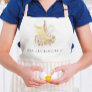 Baking Utensils Floral Logo Pastry Chef Apron